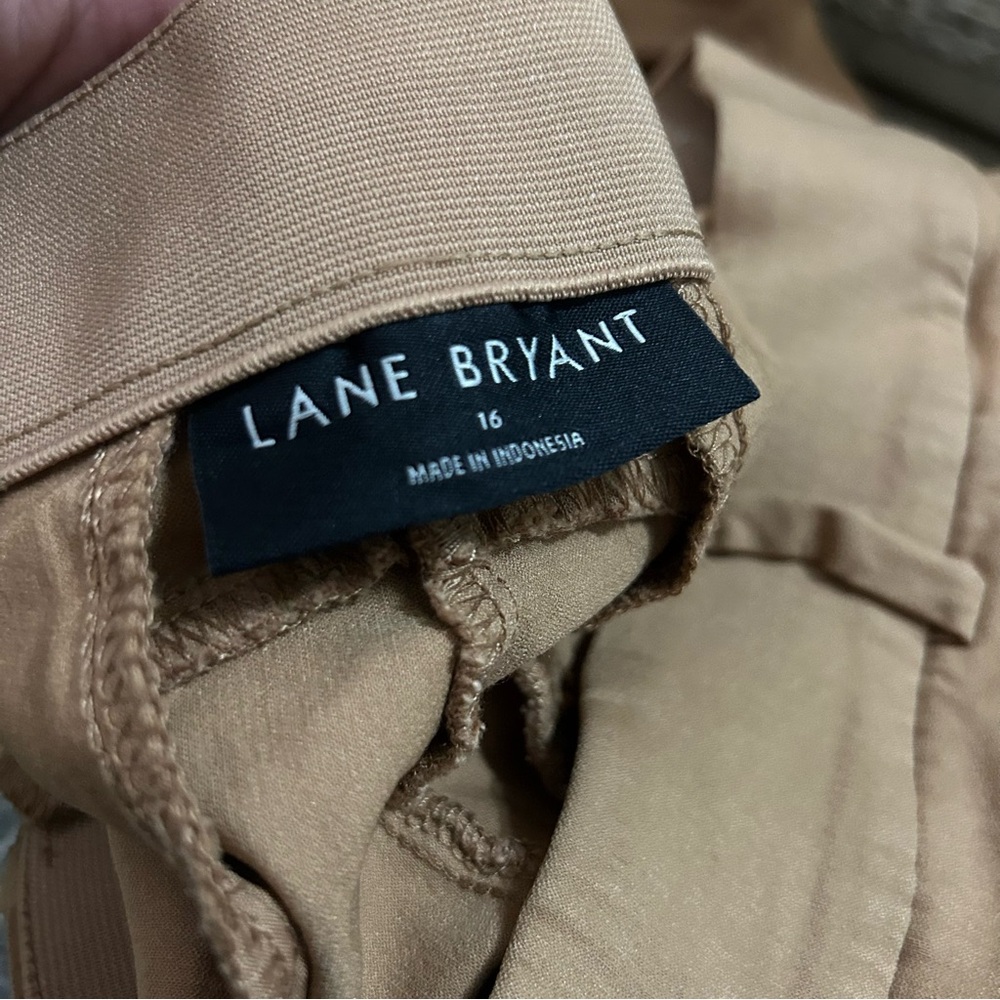 Lane Bryant 4 season signature khaki ankle pant - Picture 2 of 7